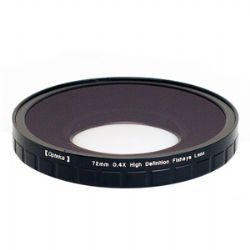 OPT724PF 72mm 0.4X HD2 Large Element Pro Fisheye Lens for Professional Video Camcorders