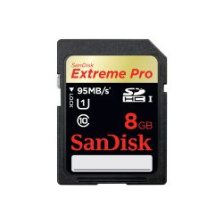 8GB Extreme PRO Secure Digital High Capacity (SDHC) UHS-I Memory Card