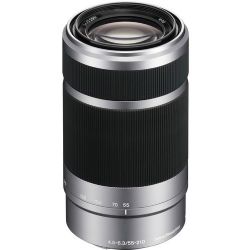 Sony E 55-210mm f/4.5-6.3 OSS E-Mount Lens (Silver)