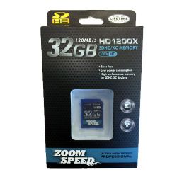 32GB Ultra High Speed Premium SDHC/XC Memory Card 120MB/S- Class 10