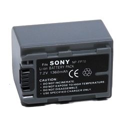 ACD-706 4 Hour Digital Video Lithium Ion (Li-ion) Battery Replacement for the Sony NP-FP-71 Battery