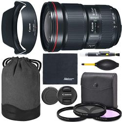 Canon EF 16-35mm f/2.8L III USM Lens (0573C002) + AOM Bundle Package Kit - International Version (1 Year AOM Wty)