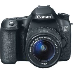 Canon EOS 70D DSLR Camera with 18-55mm STM f/3.5-5.6 Lens