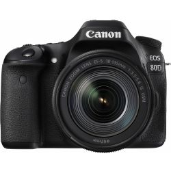 Canon EOS 80D DSLR with 18-135mm IS Lens