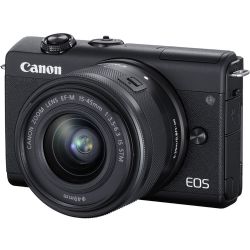 Canon EOS M200 Mirrorless Digital Camera with 15-45mm Lens (Black)