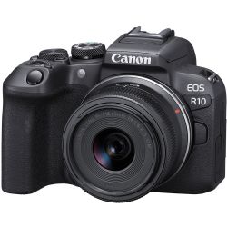 Canon EOS R10 Mirrorless Camera with 18-45mm Lens