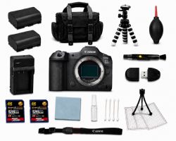Canon EOS R5 Mark II Full Frame Mirrorless Camera Body Bundle + 128GB 4K AOM Pro Kit: