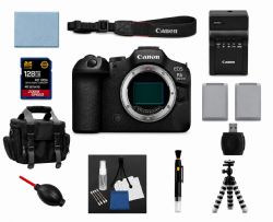 Canon EOS R6 Mark III Full Frame Mirrorless Camera Body Bundle + 128GB 4K AOM Pro Kit: