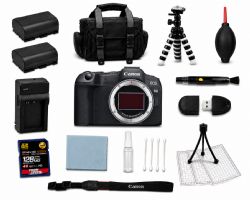 Canon EOS R8 Mirrorless Camera Body Bundle + 128GB 4K AOM Pro Kit: