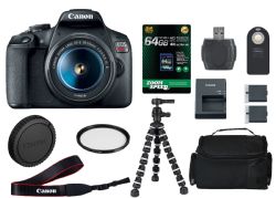 Canon EOS Rebel T7 DSLR Camera Bundle