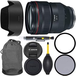 Canon RF 28-70mm f/2L USM Lens (2965C002) + AOM Pro Starter Bundle Kit - International Version (1 Year AOM Warranty)