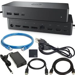 Dell Universal Dock (UD22): USB-C Docking Station with A Future-Ready Design + ZoomSpeed HDMI Cable + ZoomSpeed DisplayPort Cable + ZoomSpeed Ethernet Cable - ZoomSpeed Dock Hub Bundle