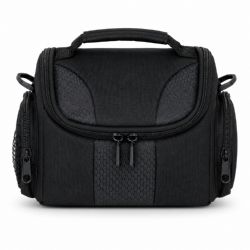 Deluxe Digital Camera/Video Padded Carrying Case-Medium