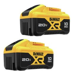 DEWALT 20V MAX 10 Ah Lithium Ion Battery 2-Pack (DCB210-2)
