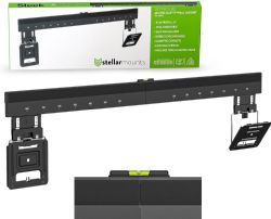Ultra Slim Micro Gap Wall Mount for 43-100 inch TVs, Vesa 200x200-800x600, 165 lbs, Only.37 Profile, Kickstand, Magnetic Contacts, Tools & Bubble Level (2024 Model)