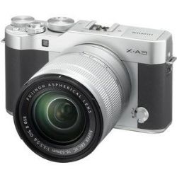 Fujifilm X-A3 Mirrorless Digital Camera with 16-50mm Lens (Silver)