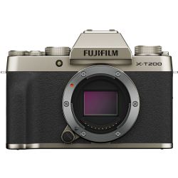 FUJIFILM X-T200 Mirrorless Digital Camera (Body Only, Champagne Gold)