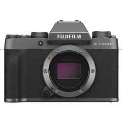 FUJIFILM X-T200 Mirrorless Digital Camera (Body Only, Dark Silver)