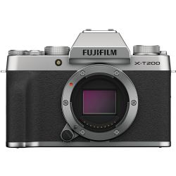 FUJIFILM X-T200 Mirrorless Digital Camera (Body Only, Silver)