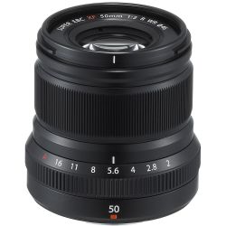 FUJIFILM XF 50mm f/2 R WR Lens (Black)