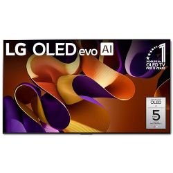 LG OLED83G4WUA OLED evo G4 Series Smart TV 4K Processor Flat Screen with Magic Remote AI-Powered with Alexa Built-in
