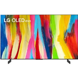 LG C2PUA 77" 4K HDR Smart OLED evo TV