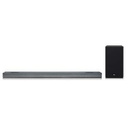 LG SL9YG 4.1.2 Channel High Res Audio Sound Bar w/ Meridian Technology, Dolby Atmos and Google Assistant Built-in, Black