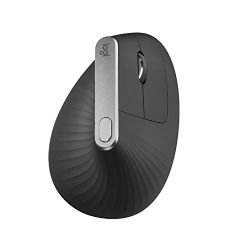 Logitech MX Vertical Advanced Ergonomic Mouse, Wireless via Bluetooth or included USB Receiver
