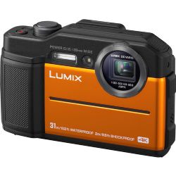 Panasonic Lumix DC-TS7 Digital Camera (Orange)