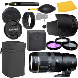 Tamron 70-200mm f/2.8 Di Zoom Lens for Canon Cameras + MORE