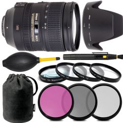 Nikon AF-S NIKKOR 28-300mm f/3.5-5.6G ED VR Lens With 7 Filters