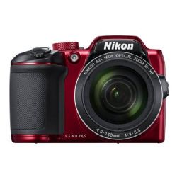 Nikon Coolpix B500 16.0 MP Compact Digital Camera - 1080p - Red