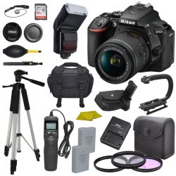 Nikon D5600 DSLR Camera with 18-55mm Lens Bundle