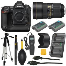 Nikon D5 QXD 20.8 MP SLR +NIKKOR 24-70mm f/2.8E + More