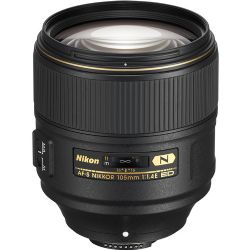 Nikon Nikkor AF-S Telephoto Lens for Nikon F - 105mm - F/1.4