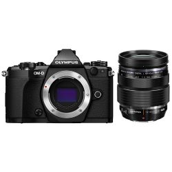 Olympus OM-D E-M5 Mark II Mirrorless Micro Four Thirds Digital Camera with 12-40mm f/2.8 Lens Kit (Black)