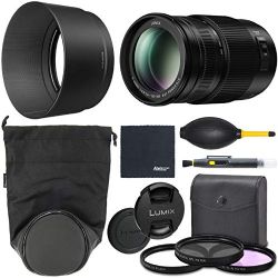 Panasonic Lumix G Vario 100-300mm f/4-5.6 II Power O.I.S. Lens (H-FSA100300) + AOM Bundle Package Kit - International Version (1 Year AOM Wty)