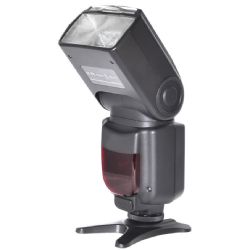 Professional Bounce, Zoom, Swivel, TTL Flash for Canon with Backlit LCD Screen
