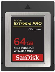 SanDisk 64GB Extreme PRO CFexpress Card Type B - SDCFE-064G-GN4NN