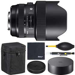 Sigma 14-24mm f/2.8 DG HSM Art Lens for Canon EF (212954) AOM Pro Starter Bundle Kit