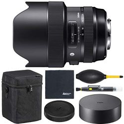 Sigma 14-24mm f/2.8 DG HSM Art Lens for Nikon F (212955) + AOM Pro Starter Bundle Kit - International Version (1 Year AOM Warranty)