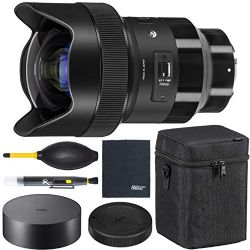 Sigma 14mm f/1.8 DG HSM Art Lens for Sony E (450965) - international Version + AOM Pro Kit