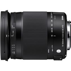 Sigma 18-300mm f/3.5-6.3 DC MACRO OS HSM Contemporary Lens for Nikon F