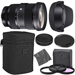 Sigma 24-70mm f/2.8 DG DN Art Lens for Sony E (578965) + AOM Starter Bundle - international Version