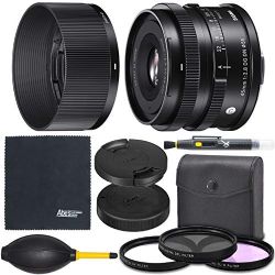 Sigma 45mm f/2.8 DG DN Contemporary Lens for Sony E (360965) - international Version + AOM Pro Kit