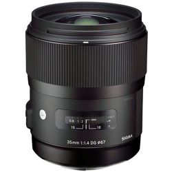 Sigma Art Wide-Angle Lens for Nikon F - 35mm - F/1.4