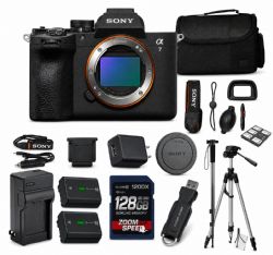 Sony a7 V Mirrorless Camera (Body Only) + AOM 128GB Bundle Package Kit