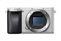 Sony Alpha a6300 Mirrorless Camera interchangeable Lens Digital Camera with APS-C, Auto Focus & 4K Video - ILCE 6300/S Body with 3in LCD Screen - E Mount Compatible - Silver (includes Body Only)