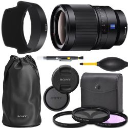 Sony Distagon T FE 35mm f/1.4 ZA Lens (SEL35F14Z) Full Frame + AOM Pro Starter Bundle Kit - international Version (1 Year AOM Warranty)