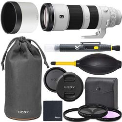 Sony FE 200-600mm f/5.6-6.3 G Full Frame OSS Lens (SEL200600G) + AOM Bundle Package Kit - International Version (1 Year AOM Wty)